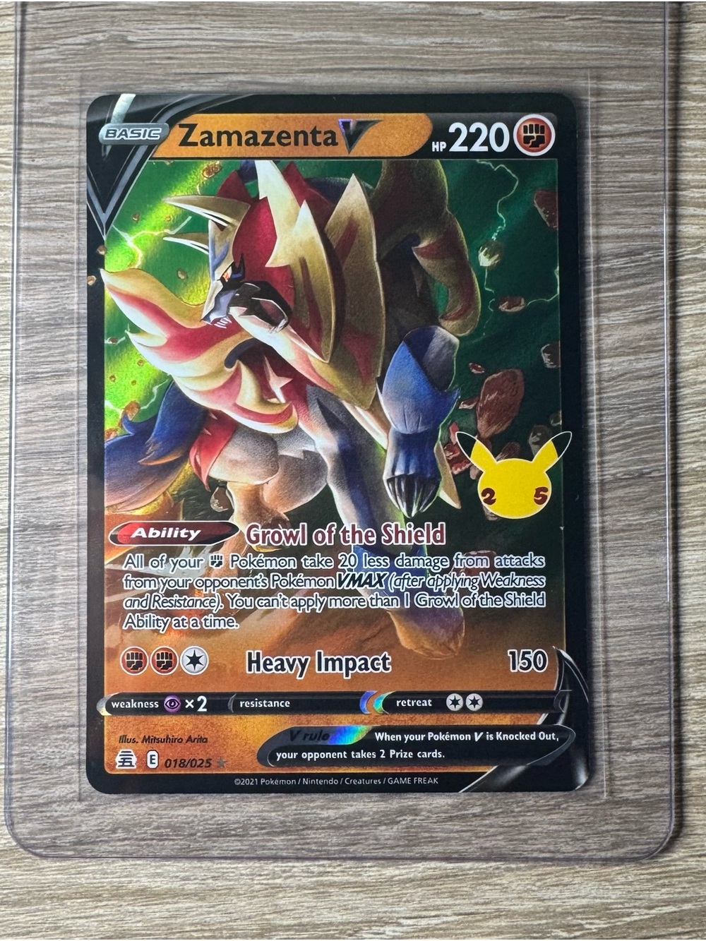 Zamazenta V #18/Pokemon Celebrations